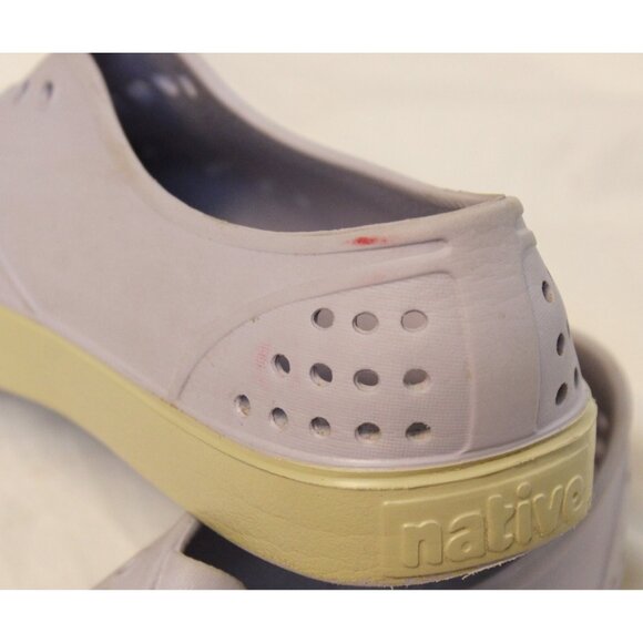 Native Slip on Sneakers sz 6 Girls Women Lavender Foam Shoes Summer Beach Pool - Picture 10 of 11